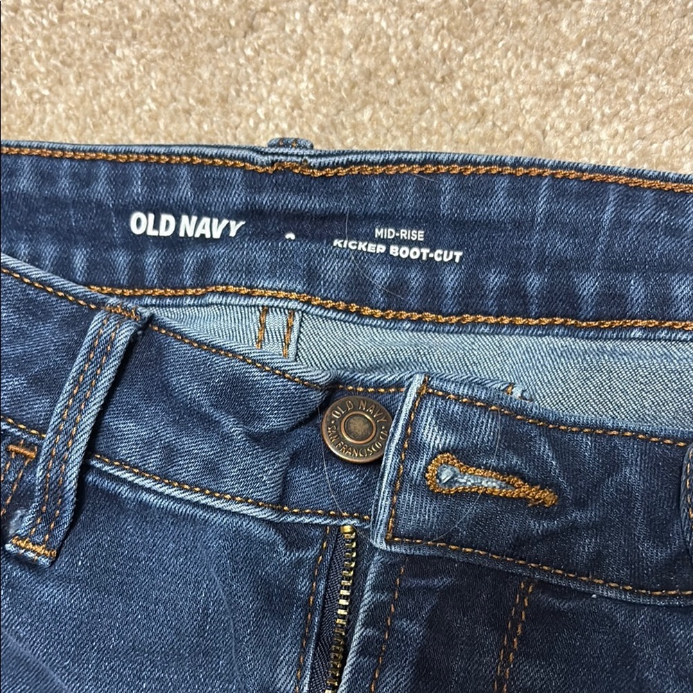 Old Navy Blue Bootcut Jeans Classic Style